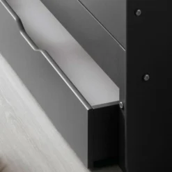 Lit Enfant évolutif 90x140/190 Cm Bois Anthracite Féroé -Repose Lit Soldes Boutique lit enfant evolutif 90x140 190 cm bois anthracite feroe 3700429609613 655362