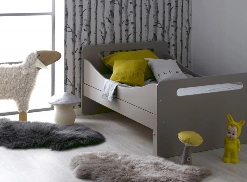 Lit Enfant évolutif 90x140/190 Cm Bois Beige Féroé 3 Lit Enfant évolutif 90x140/190 Cm Bois Beige Féroé