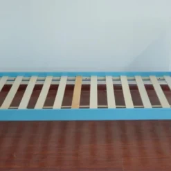 Lit Enfant Pin Massif Bleu Calèche 90x190 Cm -Repose Lit Soldes Boutique lit enfant pin massif bleu calisson 90x190 cm 3327480044797 355754