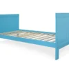 Lit Enfant Pin Massif Bleu Calèche 90x190 Cm