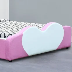 Lit Enfant Princesse Tissu Rose Et Blanc Fairy 90x190 Cm -Repose Lit Soldes Boutique lit enfant princesse tissu rose et blanc fairy 90x190 cm 3700833803379 359604