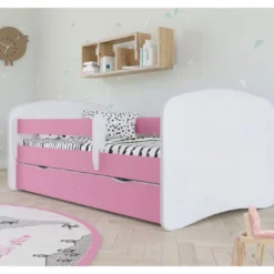 Lit Enfant Rose Avec Sommiers Et Barrière De Sécurité Amovible Drimy 15 Lit Enfant Rose Avec Sommiers Et Barrière De Sécurité Amovible Drimy -Repose Lit Soldes Boutique lit enfant rose avec sommiers et barriere de securite amovible drimy 3666722169790 1230661