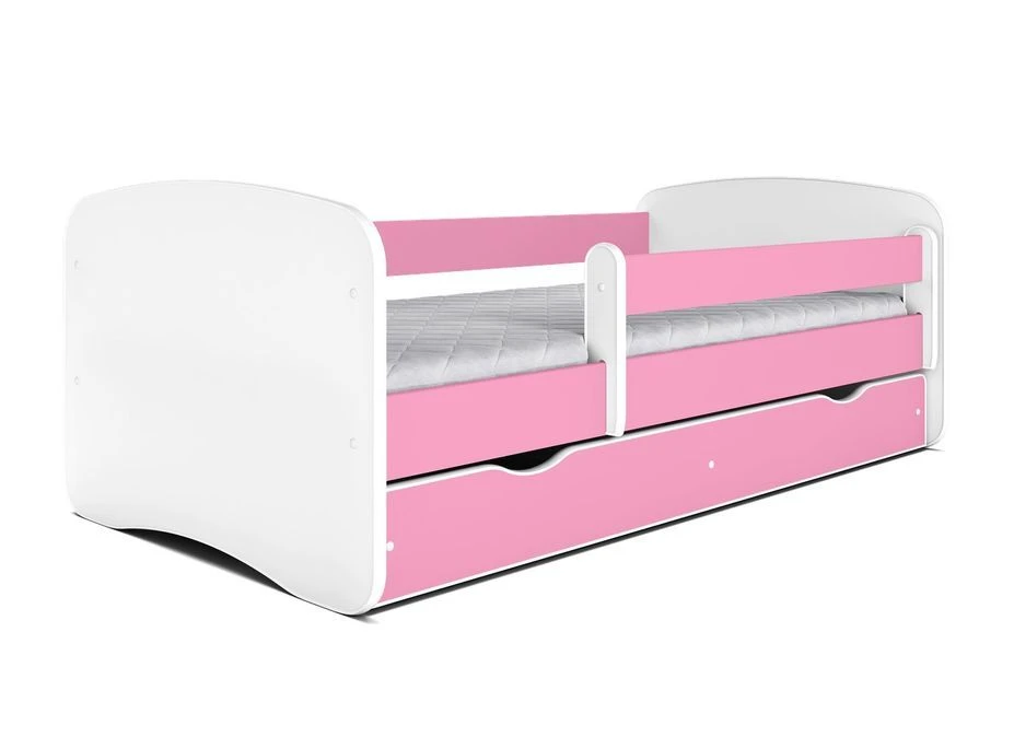 Lit Enfant Rose Avec Sommiers Et Barrière De Sécurité Amovible Drimy 3 Lit Enfant Rose Avec Sommiers Et Barrière De Sécurité Amovible Drimy