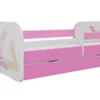 Lit Enfant Rose Petite Fée Avec Sommiers Et Barrière De Sécurité Amovible Drimy -Repose Lit Soldes Boutique lit enfant rose petite fee avec sommiers et barriere de securite amovible drimy 3666722165402 1235521