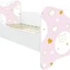 Lit Enfant Avec Sommier Et Matelas Kitty 70x140 Cm