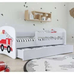 Lit Enfant Version Grue Avec Sommiers Et Barrière De Sécurité Amovible Drimy -Repose Lit Soldes Boutique lit enfant version grue avec sommiers et barriere de securite amovible drimy 3666722166164 1235174