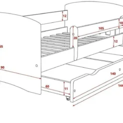 Lit Fille Orné De Cœurs Avec Barrière De Sécurité Amovible Rose Myra -Repose Lit Soldes Boutique lit fille orne de c urs avec barriere de securite amovible rose myra 3666722174206 1223746