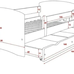 Lit Fille Orné De Cœurs Avec Barrière De Sécurité Amovible Rose Myra -Repose Lit Soldes Boutique lit fille orne de c urs avec barriere de securite amovible rose myra 3666722174206 1223747