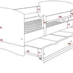 Lit Fille Orné De Cœurs Avec Barrière De Sécurité Amovible Rose Myra -Repose Lit Soldes Boutique lit fille orne de c urs avec barriere de securite amovible rose myra 3666722174206 1223748