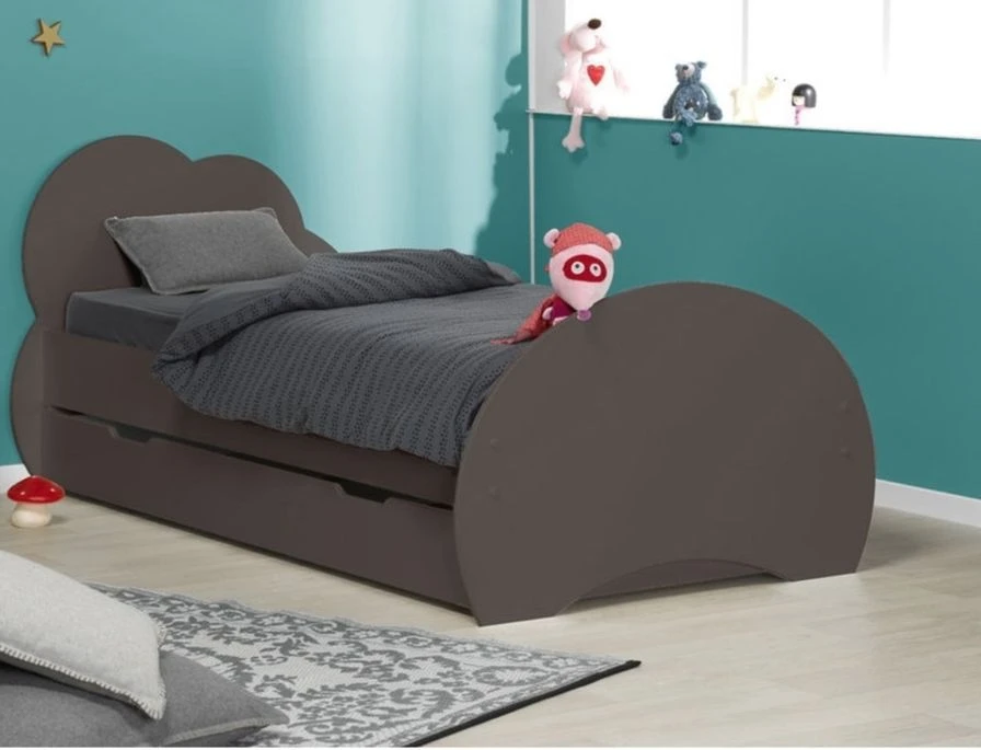 Lit Gigogne Taupe Ciela 90 3 Lit Gigogne Taupe Ciela 90