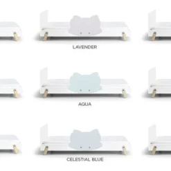 Lit Laqué Blanc à Motif Renard Rose Fox 90x190 Cm -Repose Lit Soldes Boutique lit laque blanc a motif renard rose fox 90x190 cm 327909