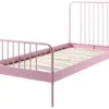 Lit Métal Rose Chaim 90x200 Cm
