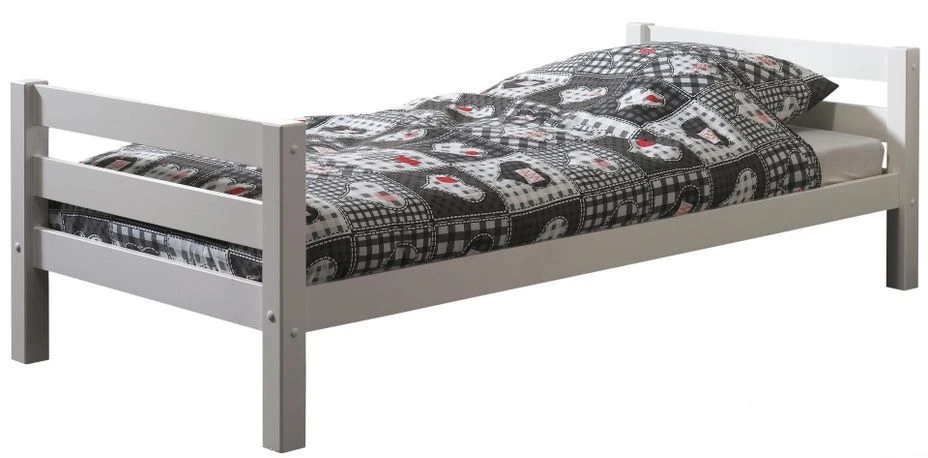 Lit Mezzanine 140x200 Cm Et Lit Simple 90x200 Cm Pin Massif Blanc Pino 6 Lit Mezzanine 140x200 Cm Et Lit Simple 90x200 Cm Pin Massif Blanc Pino – Image 4