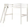 Lit Mezzanine 140x200 Cm Pin Massif Laqué Blanc Pino -Repose Lit Soldes Boutique lit mezzanine 140x200 cm pin massif laque blanc pino 5420070226721 693063