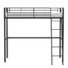 Lit Mezzanine 90 X 190 Cm En Métal Noir Elio 2 Lit Mezzanine 90 X 190 Cm En Métal Noir Elio -Repose Lit Soldes Boutique lit mezzanine 90 x 190 cm en metal noir elio 3612400210773 487211