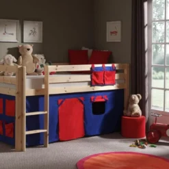 Lit Mezzanine 90x200 Cm Avec Tente Domino Pin Massif Clair Pino 7 Lit Mezzanine 90x200 Cm Avec Tente Domino Pin Massif Clair Pino -Repose Lit Soldes Boutique lit mezzanine 90x200 cm avec tente domino pin massif clair pino 5420070212274 270383