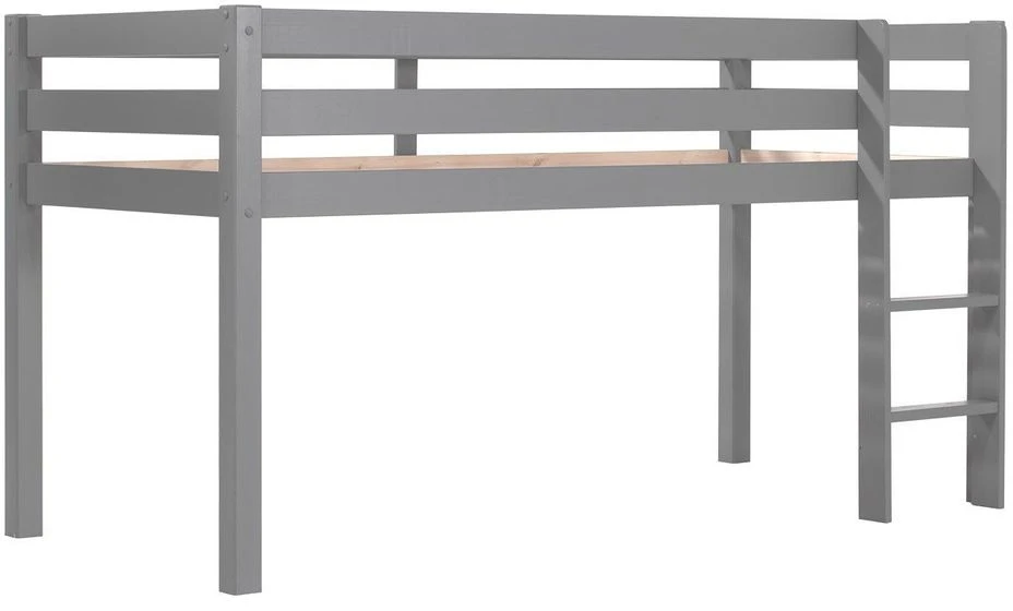 Lit Mezzanine 90x200 Cm Avec Tente Et Tunnel Astra Pin Massif Gris Pino 4 Lit Mezzanine 90x200 Cm Avec Tente Et Tunnel Astra Pin Massif Gris Pino – Image 2