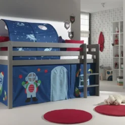 Lit Mezzanine 90x200 Cm Avec Tente Et Tunnel Astra Pin Massif Gris Pino 7 Lit Mezzanine 90x200 Cm Avec Tente Et Tunnel Astra Pin Massif Gris Pino -Repose Lit Soldes Boutique lit mezzanine 90x200 cm avec tente et tunnel astra pin massif gris pino 5420070234580 696992