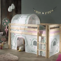 Lit Mezzanine 90x200 Cm Avec Tente Et Tunnel Contra Pin Massif Clair Pino 7 Lit Mezzanine 90x200 Cm Avec Tente Et Tunnel Contra Pin Massif Clair Pino -Repose Lit Soldes Boutique lit mezzanine 90x200 cm avec tente et tunnel contra pin massif clair pino 5420070231466 696435