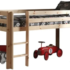 Lit Mezzanine 90x200 Cm Avec Tente Tunnel Et 3 Pochettes Contra Pin Massif Clair Pino 6 Lit Mezzanine 90x200 Cm Avec Tente Tunnel Et 3 Pochettes Contra Pin Massif Clair Pino -Repose Lit Soldes Boutique lit mezzanine 90x200 cm avec tente tunnel et 3 pochettes contra pin massif clair pino 5420070231480 696440