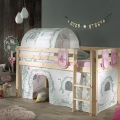 Lit Mezzanine 90x200 Cm Avec Tente Tunnel Et 3 Pochettes Contra Pin Massif Clair Pino 7 Lit Mezzanine 90x200 Cm Avec Tente Tunnel Et 3 Pochettes Contra Pin Massif Clair Pino -Repose Lit Soldes Boutique lit mezzanine 90x200 cm avec tente tunnel et 3 pochettes contra pin massif clair pino 5420070231480 696441