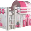 Lit Mezzanine 90x200 Cm Avec Tente Tunnel Et 3 Pochettes Princesse Pin Massif Clair Pino 2 1 Lit Mezzanine 90x200 Cm Avec Tente Tunnel Et 3 Pochettes Princesse Pin Massif Clair Pino 2 -Repose Lit Soldes Boutique lit mezzanine 90x200 cm avec tente tunnel et 3 pochettes princesse pin massif clair pino 5420070227667 696827