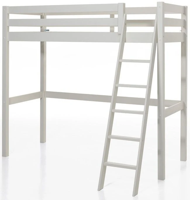 Lit Mezzanine 90x200 Cm Et Lit Simple 90x200 Cm Pin Massif Blanc Pino 5 Lit Mezzanine 90x200 Cm Et Lit Simple 90x200 Cm Pin Massif Blanc Pino – Image 3