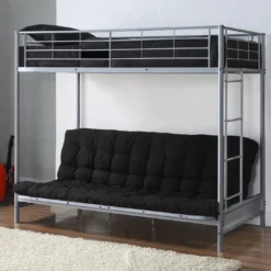 Lit Mezzanine Avec Banquette Métal Argent 90x190 Ou 140x190 Cm Mezzaclic 9 Lit Mezzanine Avec Banquette Métal Argent 90x190 Ou 140x190 Cm Mezzaclic -Repose Lit Soldes Boutique lit mezzanine avec banquette metal argent 90x190 ou 140x190 cm mezzaclic 3700590432829 401969