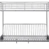 Lit Mezzanine Avec Banquette Métal Argent 90x190 Ou 140x190 Cm Mezzaclic -Repose Lit Soldes Boutique lit mezzanine avec banquette metal argent 90x190 ou 140x190 cm mezzaclic 3700590432829 401972
