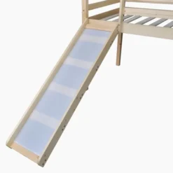 Lit Mezzanine Avec Toboggan Et échelle En Bois Naturel -Repose Lit Soldes Boutique lit mezzanine avec toboggan et echelle en bois naturel 8718475867197 1409125