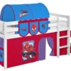 Lit Mezzanine Blanc Avec Rideau Spiderman 90x190 Cm 1 Lit Mezzanine Blanc Avec Rideau Spiderman 90x190 Cm -Repose Lit Soldes Boutique lit mezzanine blanc avec rideau spiderman 90x190 cm 106854