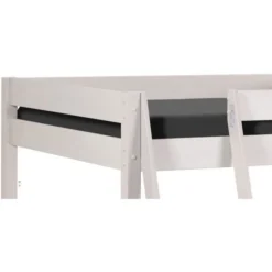 Lit Mezzanine - Bois Pin Massif - Blanc - Sommier Inclus - 140 X 200 Cm - FAUST -Repose Lit Soldes Boutique lit mezzanine bois pin massif blanc sommier inclus 140 x 200 cm faust 3770017653304 1096266