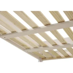 Lit Mezzanine - Bois Pin Massif - Blanc - Sommier Inclus - 140 X 200 Cm - FAUST -Repose Lit Soldes Boutique lit mezzanine bois pin massif blanc sommier inclus 140 x 200 cm faust 3770017653304 1096267