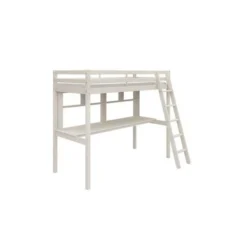 Lit Mezzanine Combiné Enfant - 90 X 190 Cm - Pin Massif Blanchi - Sommier Inclus - KAIJA 12 Lit Mezzanine Combiné Enfant - 90 X 190 Cm - Pin Massif Blanchi - Sommier Inclus - KAIJA -Repose Lit Soldes Boutique lit mezzanine combine enfant 90 x 190 cm pin massif blanchi sommier inclus kaija 5706459149998 1128255