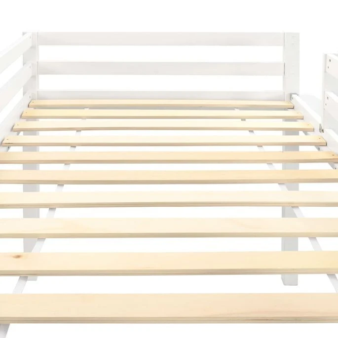 Lit Mezzanine D'enfants Avec Toboggan Et échelle Pin 90x200 Cm 6 Lit Mezzanine D'enfants Avec Toboggan Et échelle Pin 90x200 Cm – Image 4