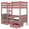 Lit Mezzanine Et Superposé 2 Couchages Avec 2 Tiroirs De Rangement Rose 90x200 Cm Sulutia -Repose Lit Soldes Boutique lit mezzanine et superpose 2 couchages avec 2 tiroirs de rangement rose 90x200 cm sulutia 3666722953993 1508440