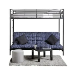 Lit Mezzanine Métal Noir Avec Banquette Convertible Klic 90x190 Et 135x190cm 9 Lit Mezzanine Métal Noir Avec Banquette Convertible Klic 90x190 Et 135x190cm -Repose Lit Soldes Boutique lit mezzanine metal noir avec banquette convertible klic 90x190 et 135x190cm 401974