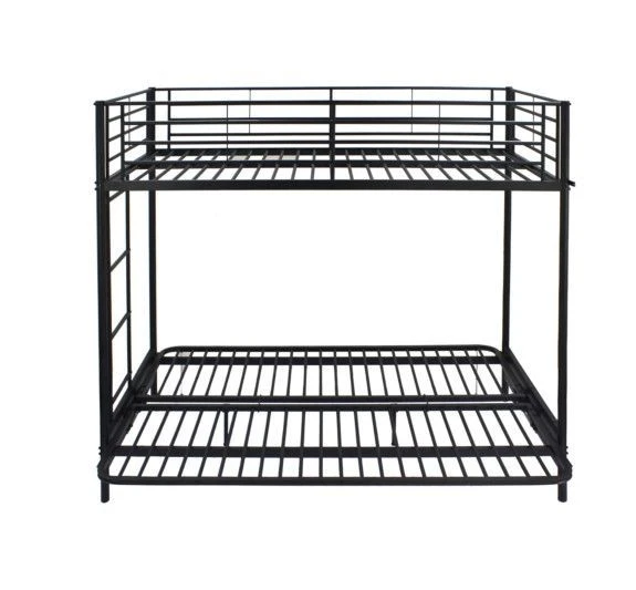 Lit Mezzanine Métal Noir Avec Banquette Convertible Klic 90x190 Et 135x190cm 6 Lit Mezzanine Métal Noir Avec Banquette Convertible Klic 90x190 Et 135x190cm – Image 4