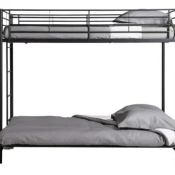 Lit Mezzanine Métal Noir Avec Banquette Convertible Klic 90x190 Et 135x190cm 13 Lit Mezzanine Métal Noir Avec Banquette Convertible Klic 90x190 Et 135x190cm -Repose Lit Soldes Boutique lit mezzanine metal noir avec banquette convertible klic 90x190 et 135x190cm 401979