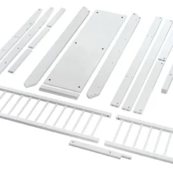 Lit Mezzanine Transformable Hêtre Massif Laqué Blanc Rocky 70 -Repose Lit Soldes Boutique lit mezzanine transformable hetre massif laque blanc rocky 70 4042219149909 351691