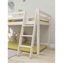 Lit Mi-hauteur Enfant - 90 X 190 Cm - Pin Massif Blanchi - Sommier Inclus - Andrus 13 Lit Mi-hauteur Enfant - 90 X 190 Cm - Pin Massif Blanchi - Sommier Inclus - Andrus -Repose Lit Soldes Boutique lit mi hauteur enfant 90 x 190 cm pin massif blanchi sommier inclus andrus 5703546068675 1128244