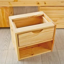 Lit Multi-rangement Pin Massif Vernis Naturel Klass 90x200 Cm -Repose Lit Soldes Boutique lit multi rangement pin massif vernis naturel klass 90x200 cm 4010340346306 577648