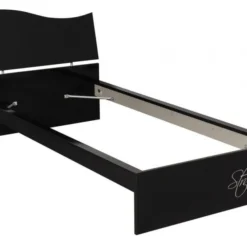 Lit Noir Laqué Strass 140 Cm -Repose Lit Soldes Boutique lit noir laque strass 140 cm 3102000068770 20809