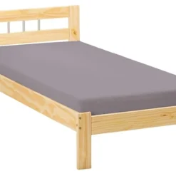 Lit Pin Massif Clair Janette 90x190 Cm