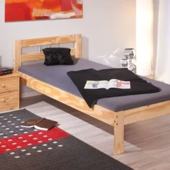 Lit Pin Massif Clair Janette 90x190 Cm -Repose Lit Soldes Boutique lit pin massif clair janette 90x190 cm 4010340304221 70840