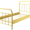Lit Simple Métal Jaune New York 90x200 Cm -Repose Lit Soldes Boutique lit simple metal jaune new york 90x200 cm 5420070217132 91999
