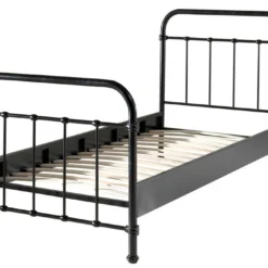 Lit Simple Métal Noir New York 90x200 Cm 6 Lit Simple Métal Noir New York 90x200 Cm -Repose Lit Soldes Boutique lit simple metal noir new york 90x200 cm 5420070217040 91990