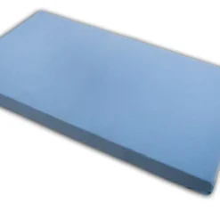 Lit Surélevé Blanc Laqué Toboggan IDA - Rideau Bleu Et Bleu Foncé -Repose Lit Soldes Boutique lit sureleve blanc laque toboggan ida rideau bleu et bleu fonce 75082