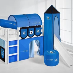 Repose Lit Soldes Boutique -Repose Lit Soldes Boutique lit sureleve blanc laque toboggan rideau et tour football 90x190cm 77889