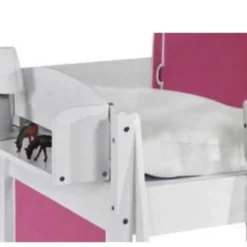 Lit Surélevé Blanc Toboggan Rideau Et Tour Dora 90x190 Cm -Repose Lit Soldes Boutique lit sureleve blanc toboggan rideau et tour dora 90x190 cm 105376